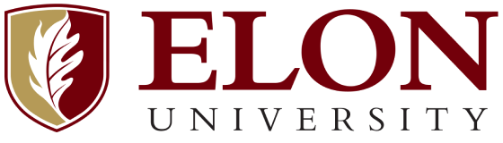 Logo for Elon University, North Carolina, US