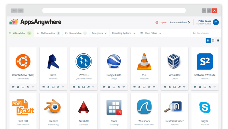 AppsAnywhere: alternative to RDS and VDI